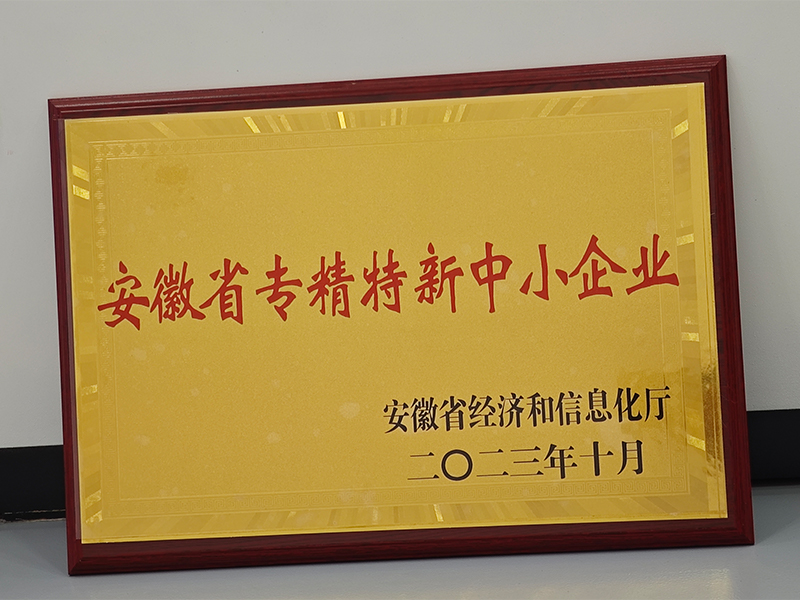 安徽省专精特新中小企业